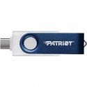 Patriot Memory 64GB Xporter X550 USB flash drive Dual USB A+C (PS64GX550AAD) White, Blue Patriot Memory 64GB Xporter X550 USB flash drive Dual USB A+C (PS64GX550AAD) White, Blue