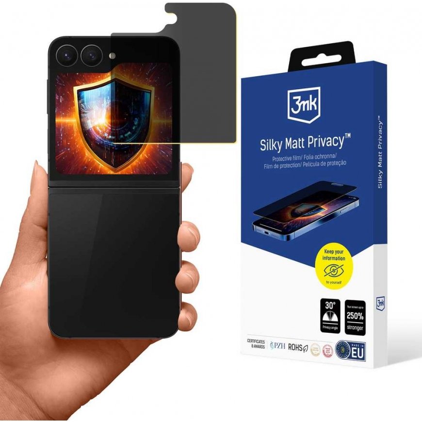 Samsung Galaxy Z Flip 6 / 7 FE - 3mk Silky Matt Privacy – 2