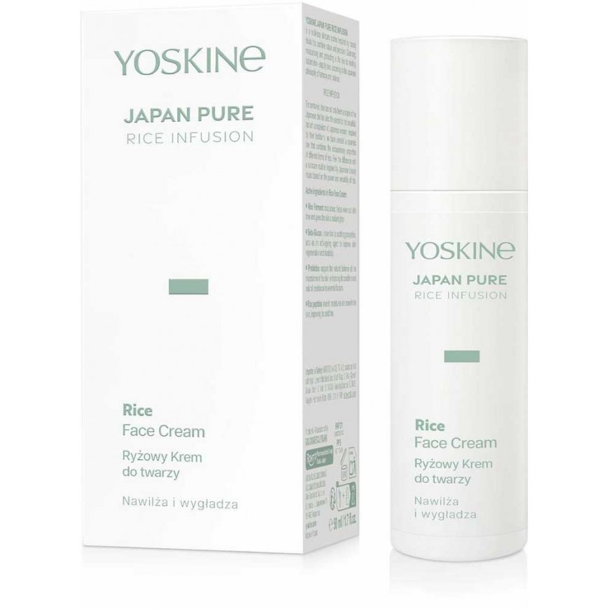 Yoskine Japan Pure Rice Infusion rīsu sejas krēms 50ml