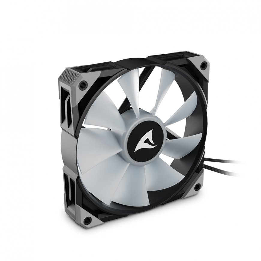 Sharkoon F50 Arvuti korpus Ventilaator 12 cm Must, Hall – 4