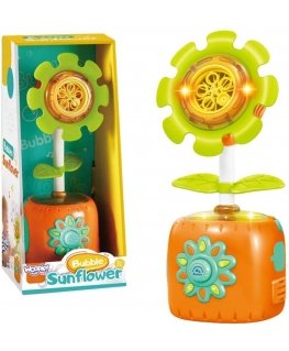 WOOPIE interactive sunflower bubble machine