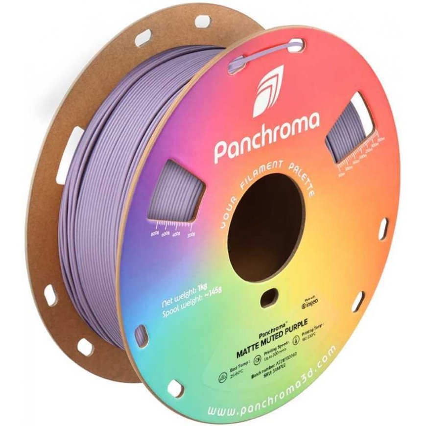 Polymaker Panchroma PLA Matte Muted 1.75mm 1kg - Tuim Violetne – 5