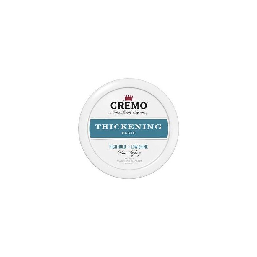Cremo Strong Hold and Low Shine Thickening Paste – Hair Styling Paste – 113.0 g – 3