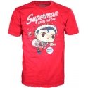 Фигурка Funko Set POP & Tee Back DC Comics Superman Exclusive Flocked Фигурка Funko Set POP & Tee Back DC Comics Superman Exclusive Flocked