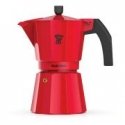 PEZZETTI ITALEXPRESS Emaliuotas kavos virimo aparatas (3 puodeliai) - Raudonas PEZZETTI ITALEXPRESS Emaliuotas kavos virimo aparatas (3 puodeliai) - Raudonas