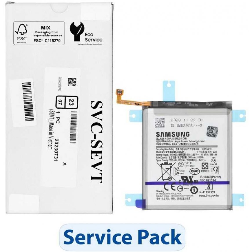 „ServicePack Baterija EB-BA415ABY“ arba „Samsung A41 A415 GH82-22861A“