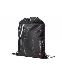 GENESIS Elara G2 backpack Casual backpack Black, Grey, Red Polyester