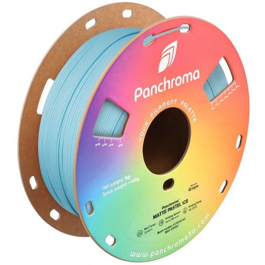 Polymaker Panchroma PLA MATTE Pastel 1.75mm 1kg - Ice – 4