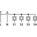 Modul OXT mini stseenide juht 12 toimingut 230V ZigBee TUYA T254 Modul OXT mini stseenide juht 12 toimingut 230V ZigBee TUYA T254