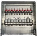 Hismart Grindinio heating collector 10 circuits with thermal drives NC AC230V and flow meters Hismart Grindinio heating collector 10 circuits with thermal drives NC AC230V and flow meters