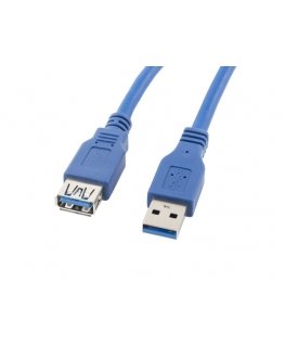 Lanberg CA-US3E-10CC-0018-B USB-kaabel 1,8 m USB A Sinine