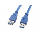 Lanberg CA-US3E-10CC-0018-B USB kabelis 1,8 m USB A Mėlyna Lanberg CA-US3E-10CC-0018-B USB kabelis 1,8 m USB A Mėlyna