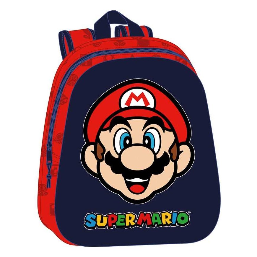 Safta Super Mario Bros 3D backpack 33cm