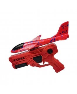 Kiddyz Styrofoam Airplane Gun Launcher with Glider Plane Durable