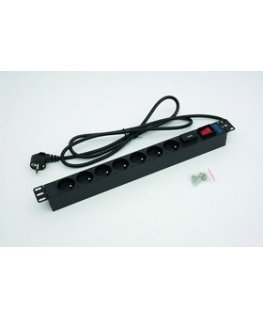 Triton RAB-PD-X11-A1 maitinimo paskirstymo įrenginys 7 AC išvestis(ys / čių) 1U Juoda