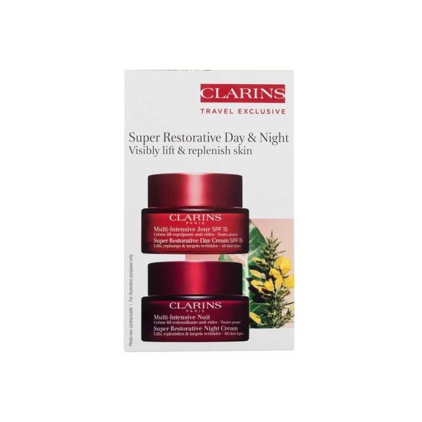 Clarins Super Restorative Day & Night Creams – 3