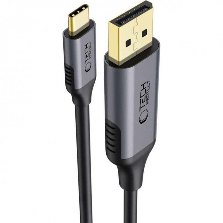 TECH-PROTECT ULTRABOOST KABEĻA TIPA-C UZ DISPLAYPORT 1.4 8K 60HZ