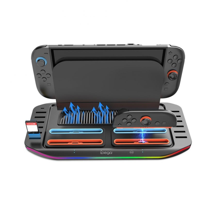 iPega SW2210 Multifunctional Charging RGB Stand for Nintendo Switch 2 Black – 2