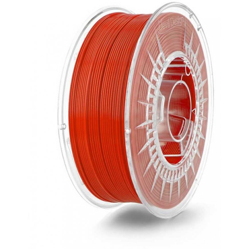 3D muovi Devil Design PLA 1,75 mm 1 kg - Super Punainen