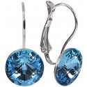Levien Elegant Rivoli Aquamarine earrings