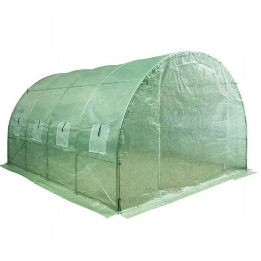 Lean Foil Tunnel -kasvihuone 4,5x2x2m, Folio 10m² UV-4 Premium – 5