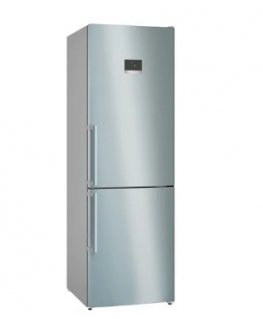 Bosch Serie 4 KGN367ICT fridge-freezer Freestanding 321 L C Stainless steel