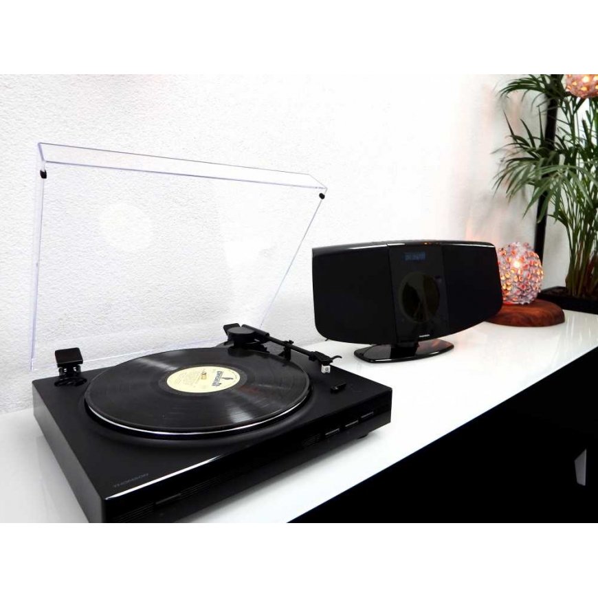 Rinkinys stereo / Digitālais mini mūzikas centrs ar gramofonu THOMSON TT350 & MIC400 – 2