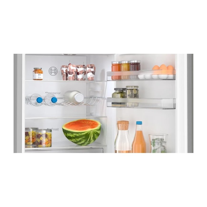 Bosch Serie 4 KGN367ICT fridge-freezer Freestanding 321 L C Stainless steel – 5