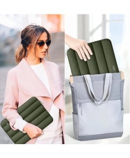 Tech-Protett Fluffy klēpjdatora soma 15-16 - Zaļa