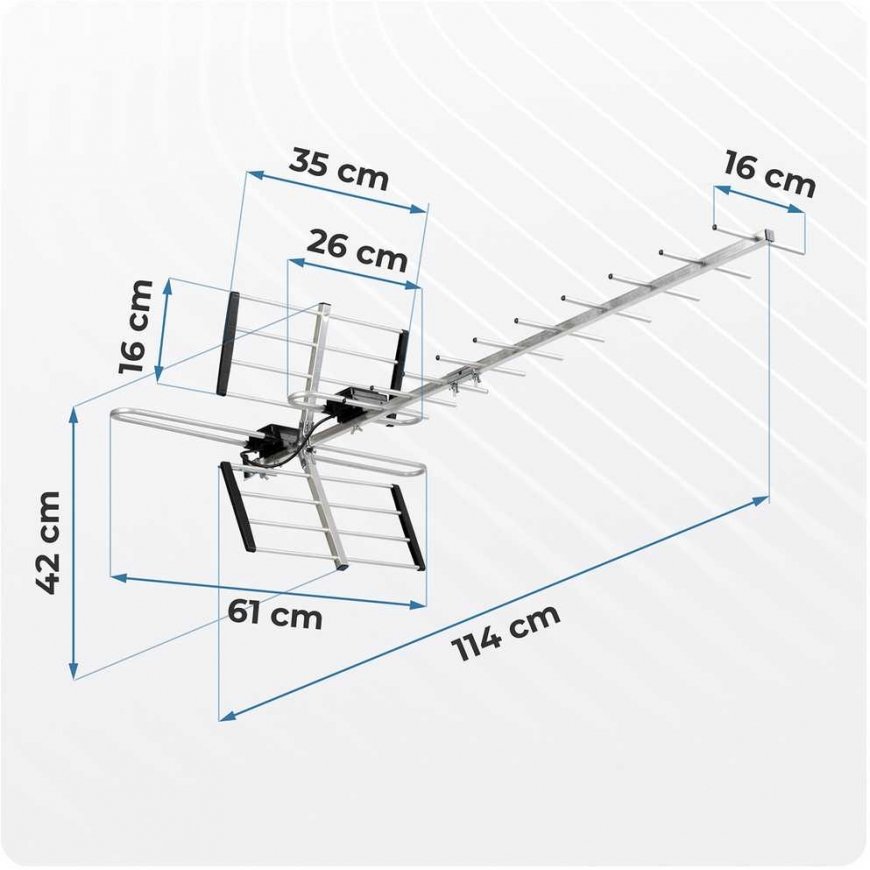 Krüptiline väliantenn telerile ultra HD 4K Berdsen BD-951 – 3