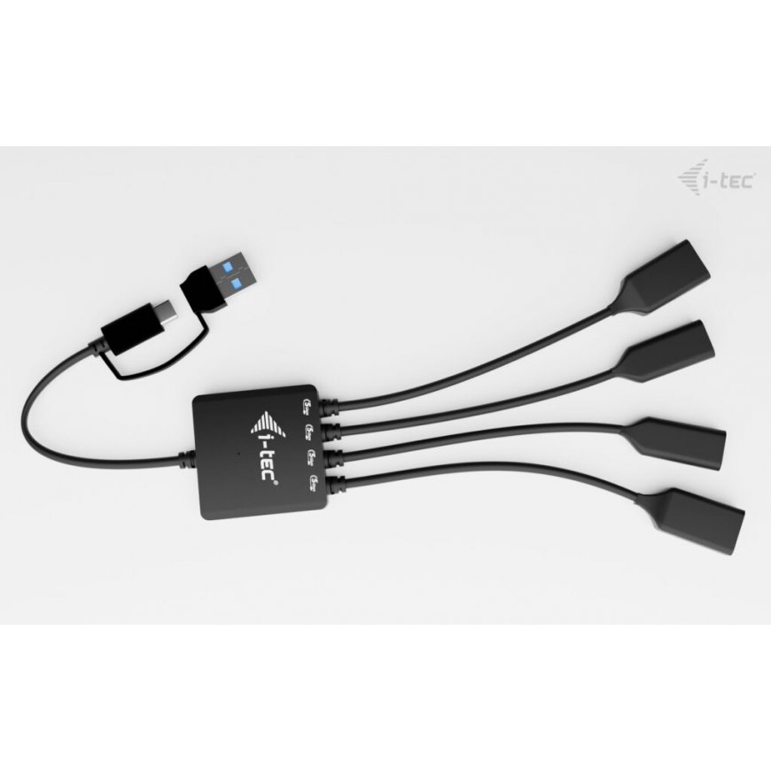 i-tec USB-C/USB-A Cable HUB 4 port (2x USB-C, 2x USB-A) – 3