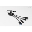 i-tec USB-C/USB-A Cable HUB 4 port (2x USB-C, 2x USB-A) USB 3.2 Gen 1 (3.1 Gen 1) Type-A + Type-C 50 i-tec USB-C/USB-A Cable HUB 4 port (2x USB-C, 2x USB-A) USB 3.2 Gen 1 (3.1 Gen 1) Type-A + Type-C 50