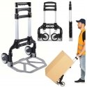 Lean Aliuminis sulankstomas transportavimo vežimėlis, 70 kg Lean Aliuminis sulankstomas transportavimo vežimėlis, 70 kg