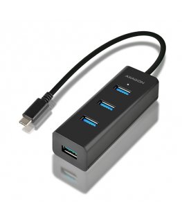 Axagon HUE-S2C хаб-разветвитель USB 3.2 Gen 1 (3.1 Gen 1) Type-A 5000 Мбит/с Черный