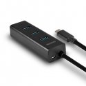 Axagon HUE-S2C sąsajos šakotuvas USB 3.2 Gen 1 (3.1 Gen 1) Type-A 5000 Mbit/ai Juoda Axagon HUE-S2C sąsajos šakotuvas USB 3.2 Gen 1 (3.1 Gen 1) Type-A 5000 Mbit/ai Juoda