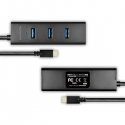 Axagon HUE-S2C jaotur USB 3.2 Gen 1 (3.1 Gen 1) Type-A 5000 Mbit/s Must Axagon HUE-S2C jaotur USB 3.2 Gen 1 (3.1 Gen 1) Type-A 5000 Mbit/s Must