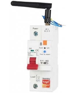 TUYA smart switch, 1P, Wi-Fi, RS485, 63A