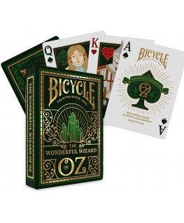 Žaidimų Kortos - Bicycle Wizard of Oz Unikalių Personažų Dizainas Aukso Folijos Dėžutė
