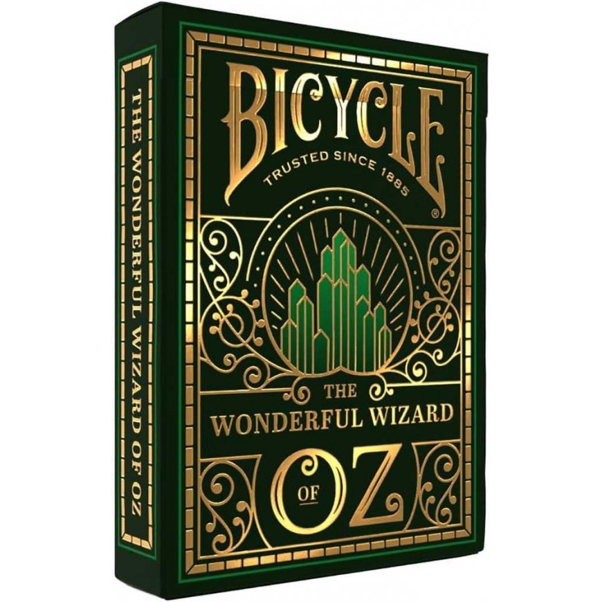 Игровые Карты - Bicycle Wizard of Oz Дизайн Уникальных Персонажей Золотая Фольгированная Коробка – 3