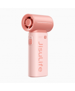 Jisulife Käsikäyttöinen Tuulettin Life9 3600mAh Kannettava USB Tuulettin - Vaaleanpunainen