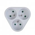 Esperanza ELK303W Elektriline jaotur 3 pesa Valge Esperanza ELK303W Elektriline jaotur 3 pesa Valge