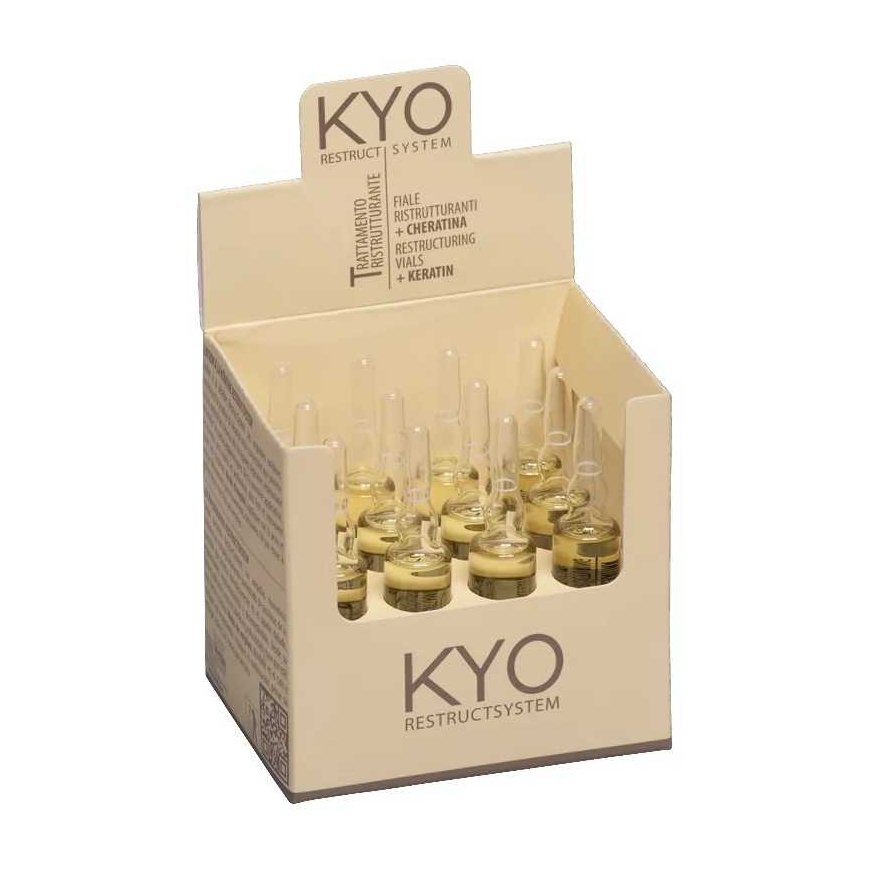 Ronney „Kyo Restruct System“ regeneruojančios ampulės su keratinu, 10 ml