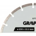 Graphite Segmented Diamond Cutting Disc, 230 x 22.2 mm, for Dry Processing Graphite Segmented Diamond Cutting Disc, 230 x 22.2 mm, for Dry Processing