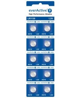 Mini leelispatareid everActive G10 LR1130 LR54