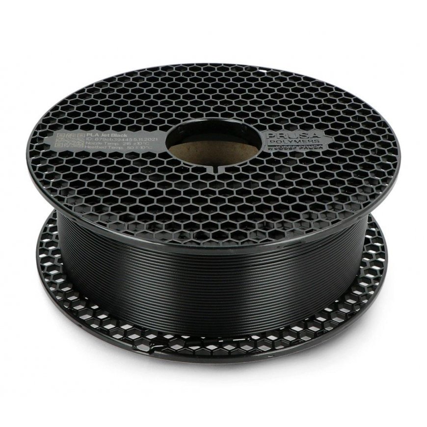 Plastikas Prusa PLA 1.75mm 1kg - Jet Juodas – 2