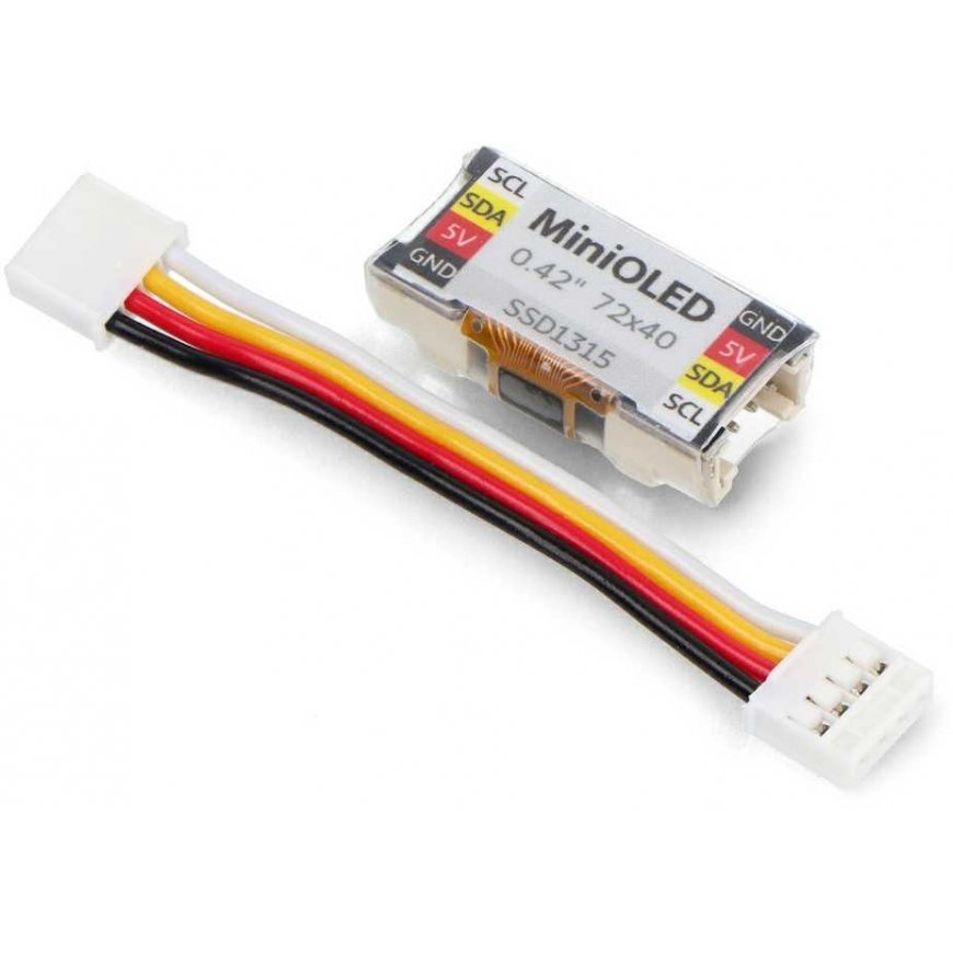 Mini OLED screen 0.42'' 72x40px - Device expansion module for development modules - M5Stack U166 – 4