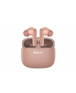 Denver TWE-48DR Laisvų rankų įranga True Wireless Stereo (TWS) Įkišamos į ausį Skambučiai / muzika Bluetooth Rožinė