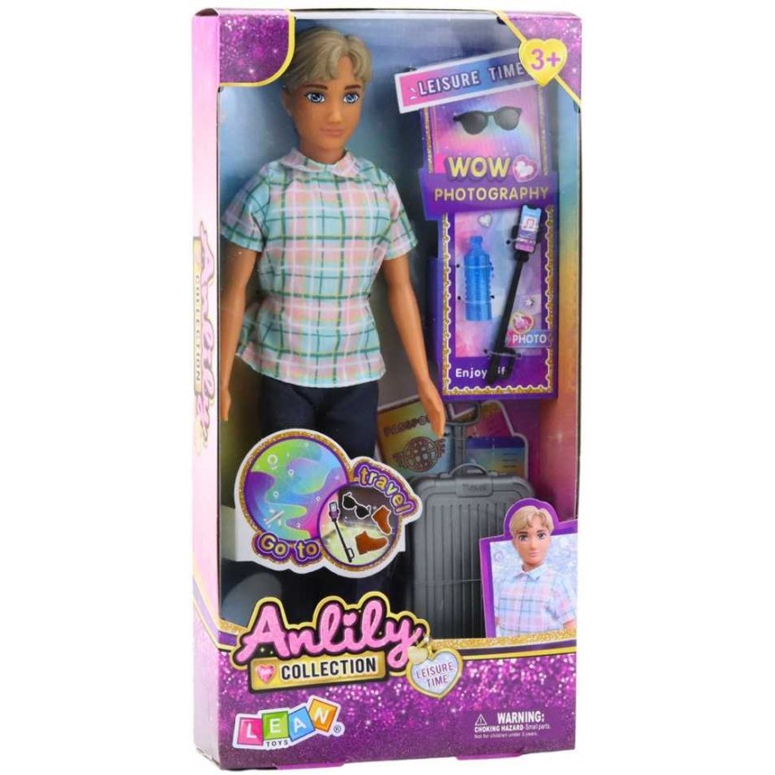Игрушка Lean Мальчик с чемоданом и аксессуарами – 5