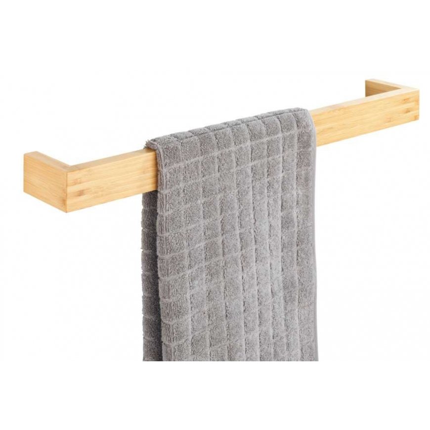 WENKO 24742100 towel holder/ring Wall-mounted Bamboo – 3