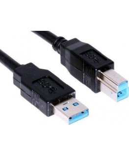 USB кабель PremiumCord USB-A - USB-B 5 м Черный (ku3ab5Bk)